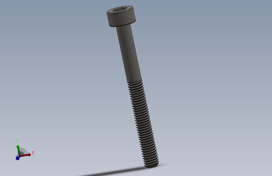 Screw_DIN_912_M3x30_A2.SLDPRT公制内六角螺钉