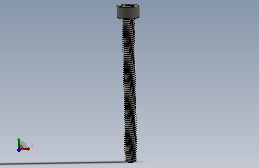 Screw_DIN_912_M3x35F_A2.SLDPRT公制内六角螺钉