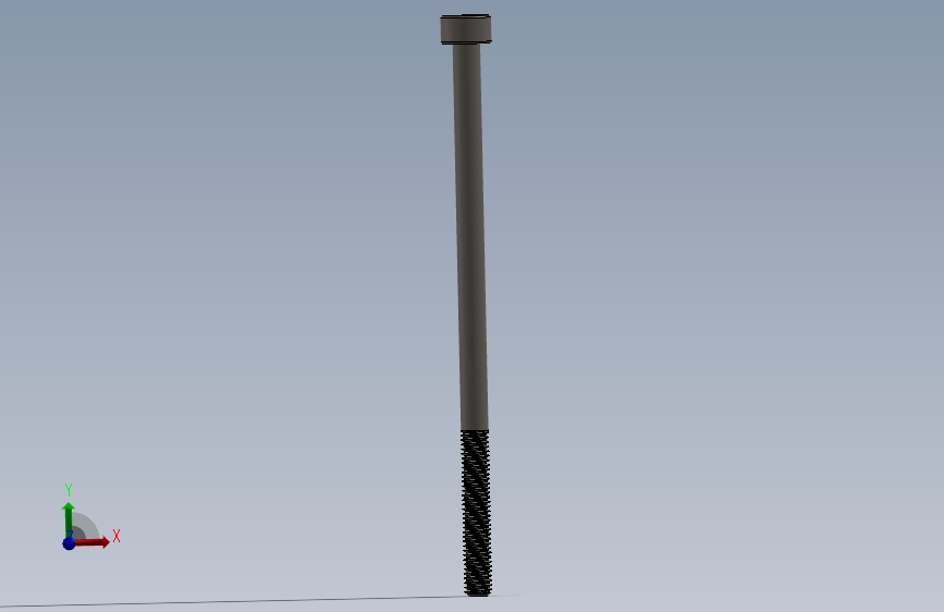 Screw_DIN_912_M3x60_A2.SLDPRT公制内六角螺钉