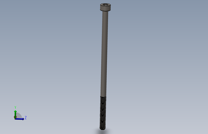 Screw_DIN_912_M3x65_A2.SLDPRT公制内六角螺钉