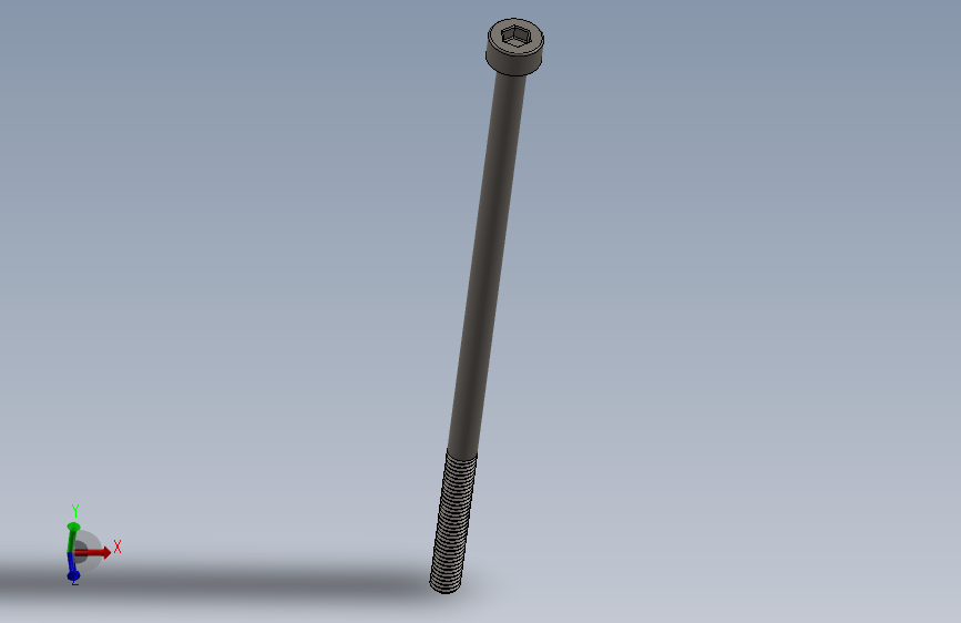 Screw_DIN_912_M3x70_A2.SLDPRT公制内六角螺钉