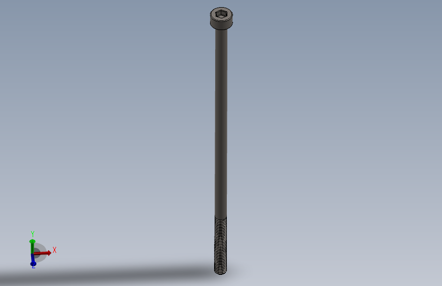 Screw_DIN_912_M3x80_A2.SLDPRT公制内六角螺钉