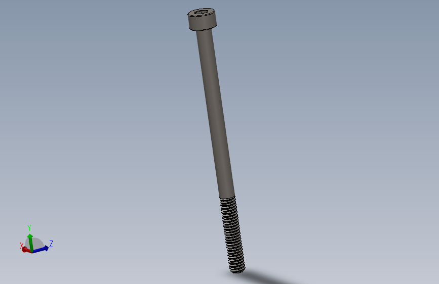 Screw_DIN_912_M4x65_A2.SLDPRT公制内六角螺钉
