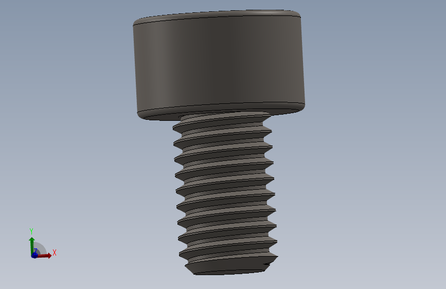 Screw_DIN_912_M5x8F_A2.SLDPRT公制内六角螺钉
