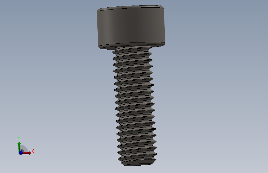 Screw_DIN_912_M5x15F_A2.SLDPRT公制内六角螺钉