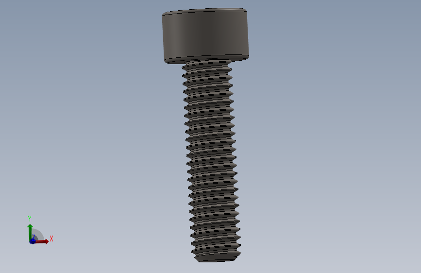 Screw_DIN_912_M5x20F_A2.SLDPRT公制内六角螺钉