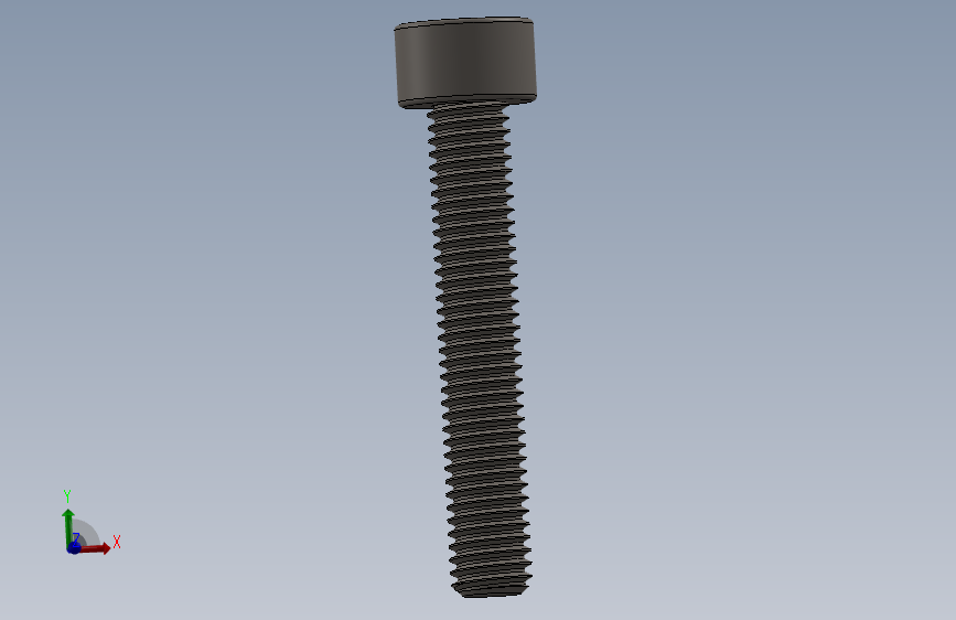 Screw_DIN_912_M5x30F_A2.SLDPRT公制内六角螺钉