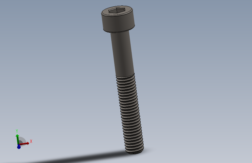 Screw_DIN_912_M5x35_A2.SLDPRT公制内六角螺钉