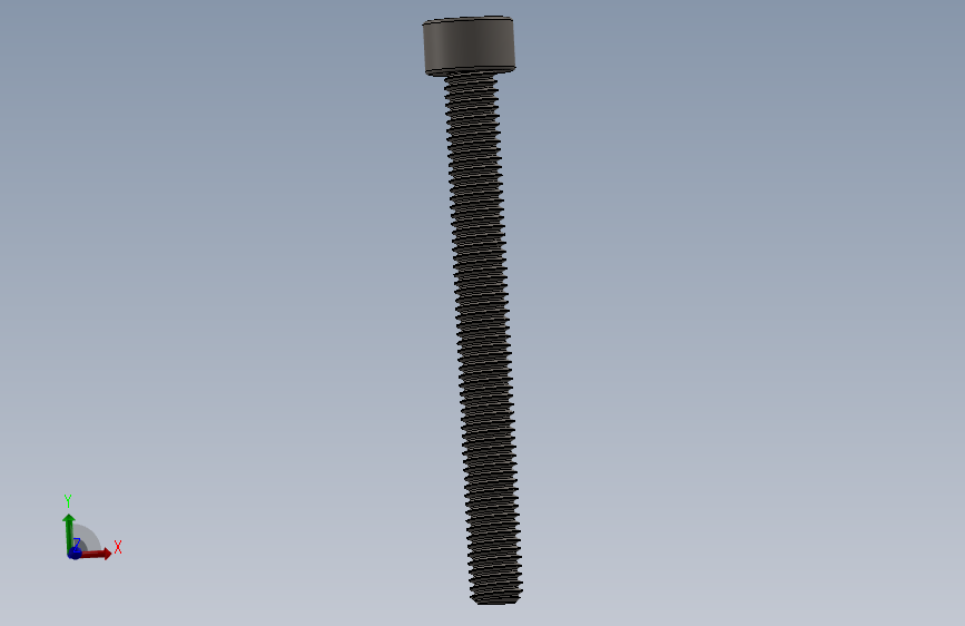 Screw_DIN_912_M5x50F_A2.SLDPRT公制内六角螺钉