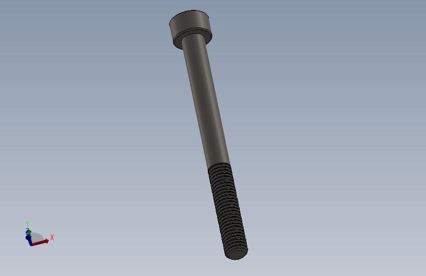 Screw_DIN_912_M5x55_A2.SLDPRT公制内六角螺钉