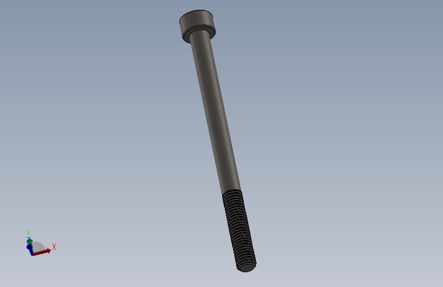 Screw_DIN_912_M5x70_A2.SLDPRT公制内六角螺钉
