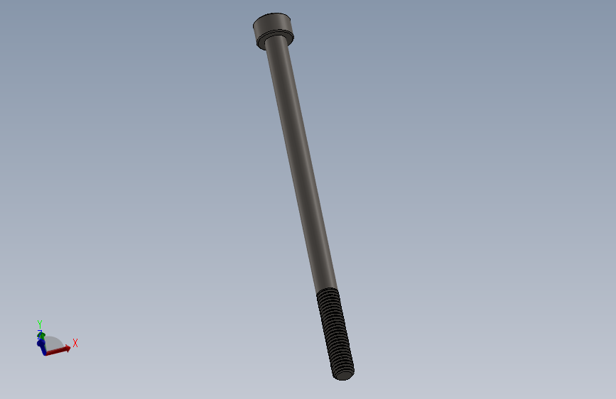 Screw_DIN_912_M5x90_A2.SLDPRT公制内六角螺钉