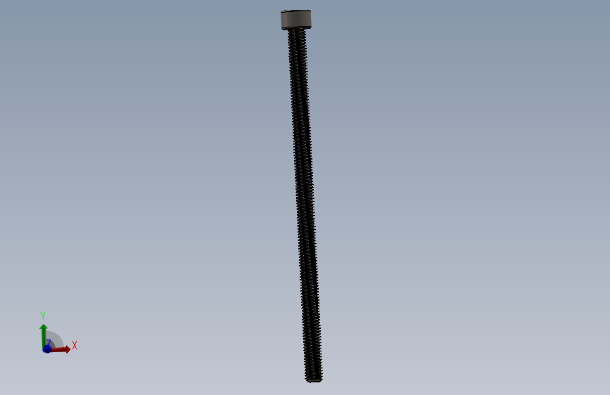 Screw_DIN_912_M5x100F_A2.SLDPRT公制内六角螺钉
