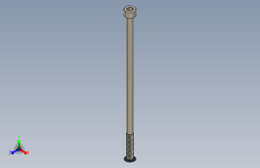 Screw_DIN_912_M5x120_A2.STEP公制内六角螺钉