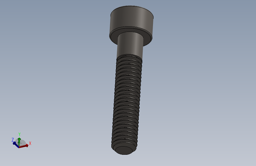 Screw_DIN_912_M6x30_A2.SLDPRT公制内六角螺钉