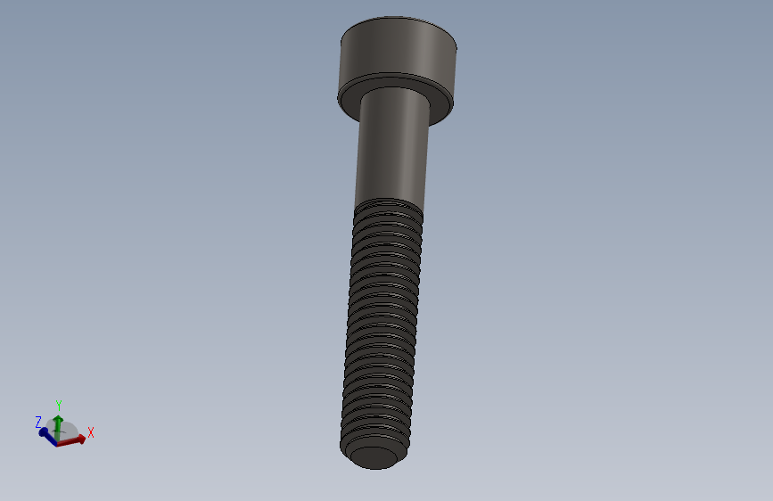 Screw_DIN_912_M6x35_A2.SLDPRT公制内六角螺钉