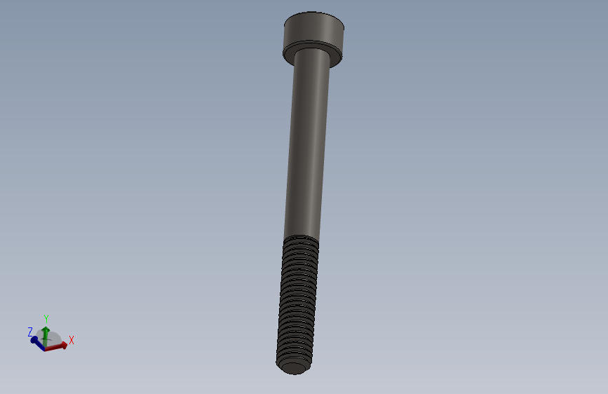Screw_DIN_912_M6x60_A2.SLDPRT公制内六角螺钉