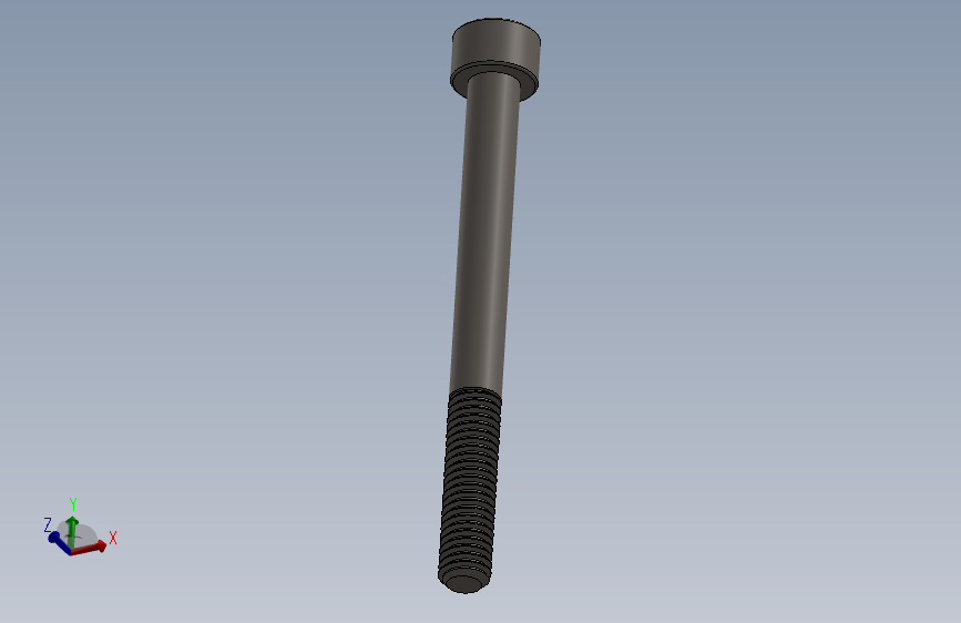 Screw_DIN_912_M6x65_A2.SLDPRT公制内六角螺钉