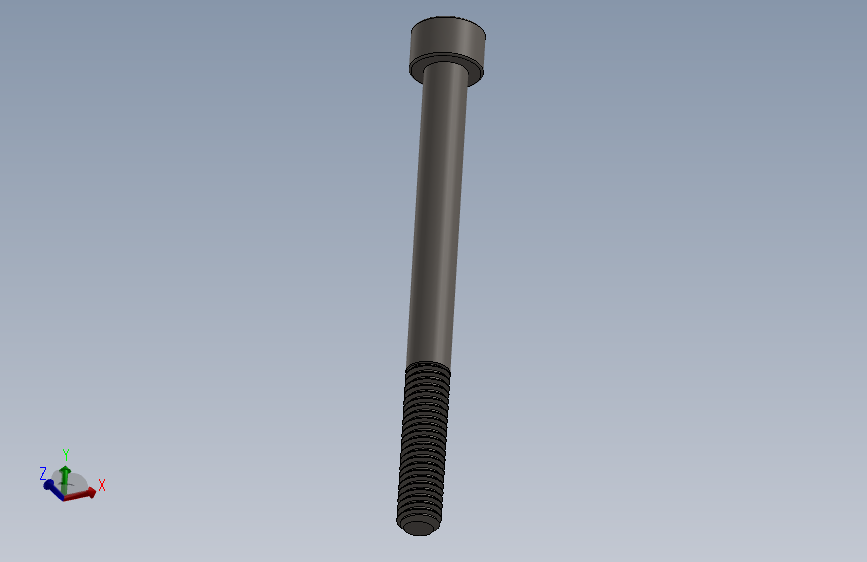 Screw_DIN_912_M6x70_A2.SLDPRT公制内六角螺钉