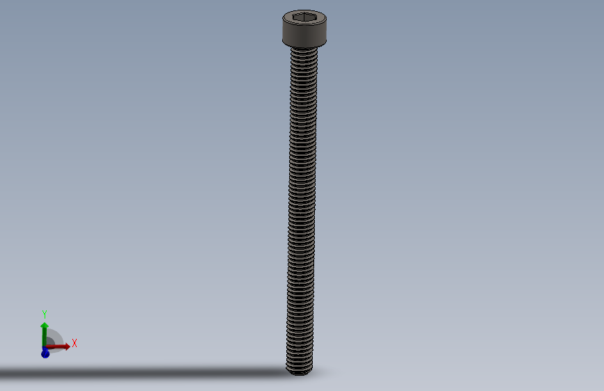 Screw_DIN_912_M6x80F_A2.SLDPRT公制内六角螺钉
