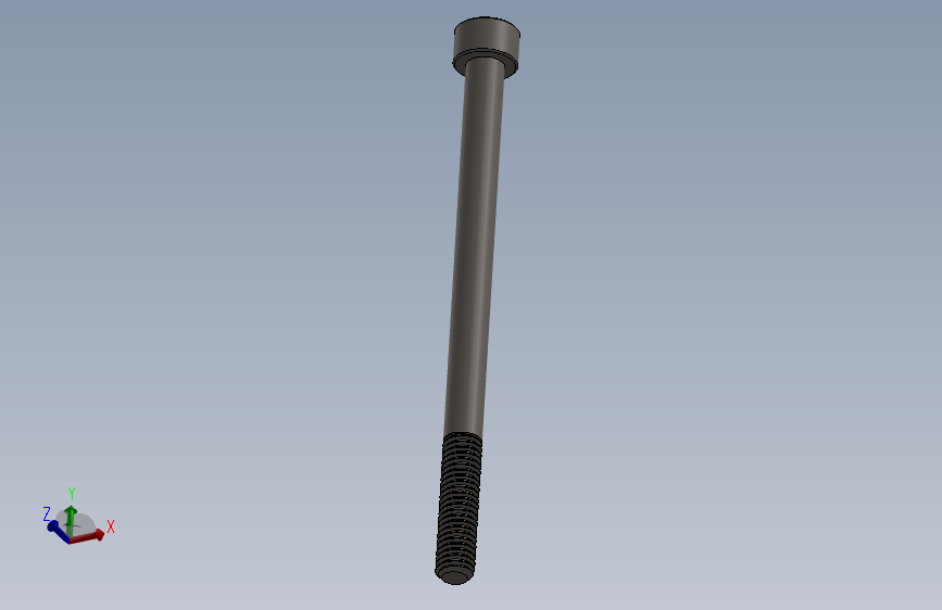 Screw_DIN_912_M6x90_A2.SLDPRT公制内六角螺钉
