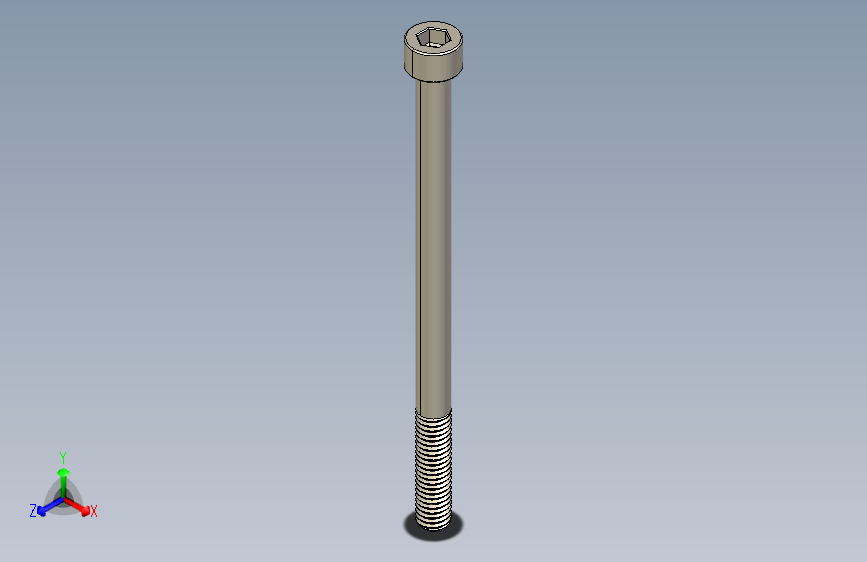 Screw_DIN_912_M6x95_A2.STEP公制内六角螺钉