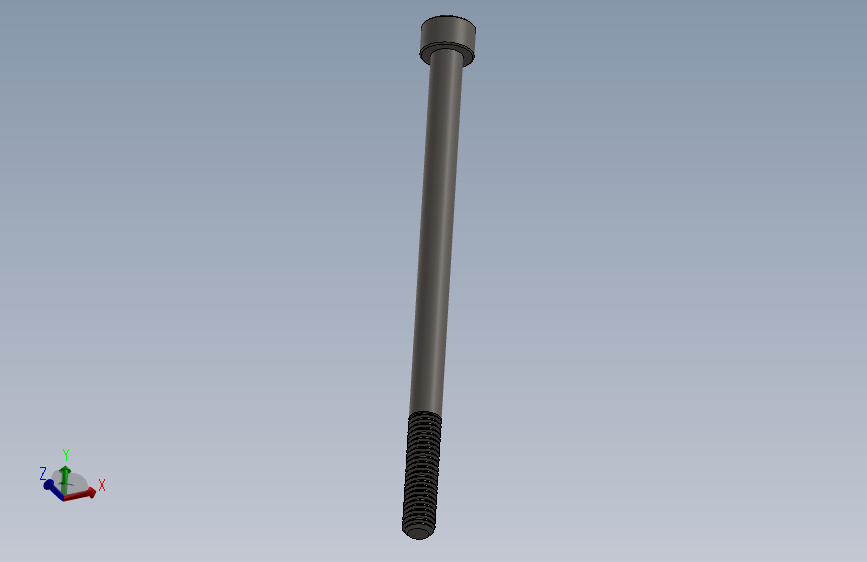Screw_DIN_912_M6x100_A2.SLDPRT公制内六角螺钉