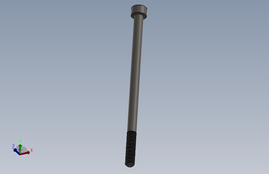 Screw_DIN_912_M6x110_A2.SLDPRT公制内六角螺钉