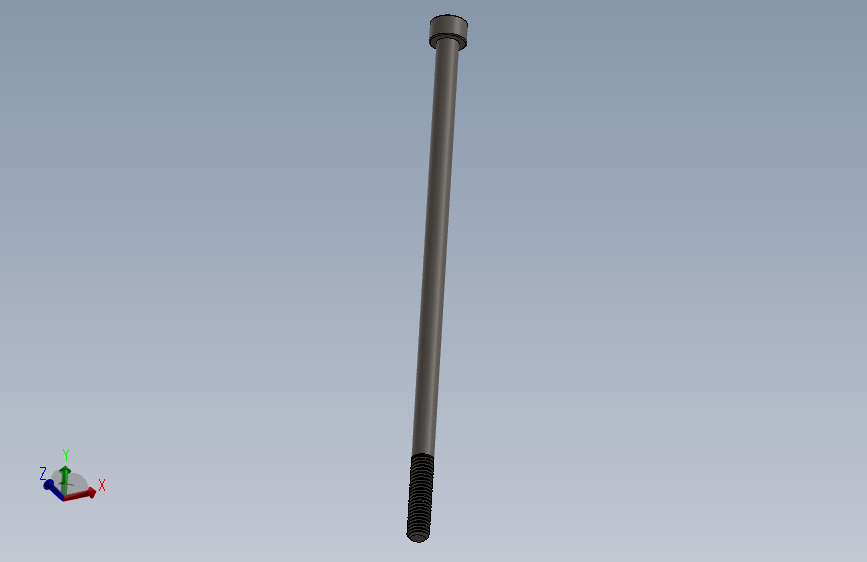 Screw_DIN_912_M6x150_A2.SLDPRT公制内六角螺钉