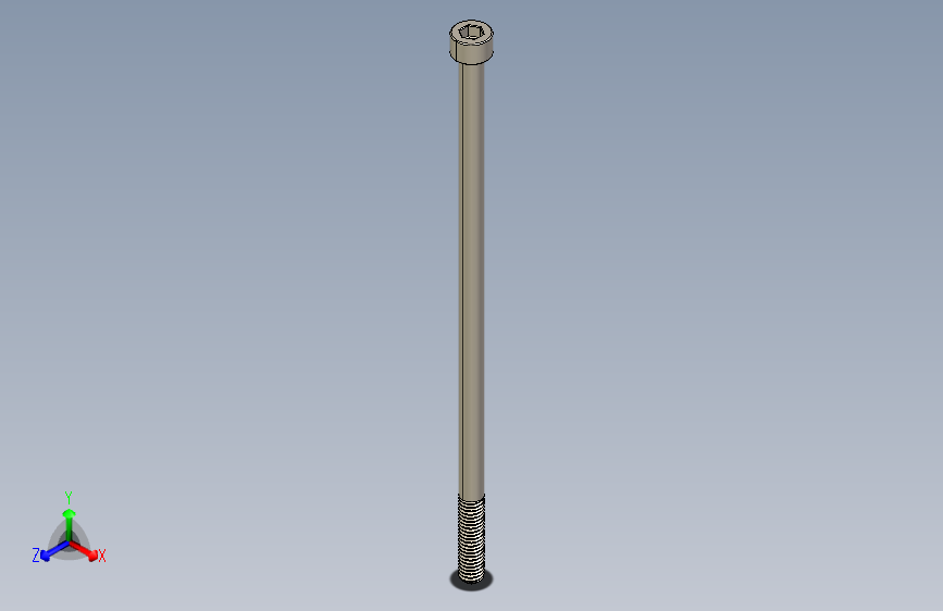 Screw_DIN_912_M6x150_A2.STEP公制内六角螺钉