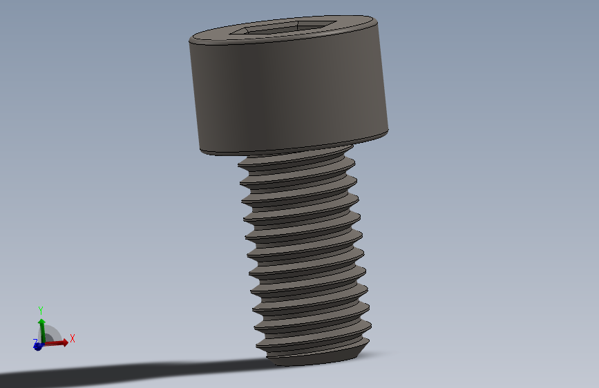 Screw_DIN_912_M8x15F_A2.SLDPRT公制内六角螺钉