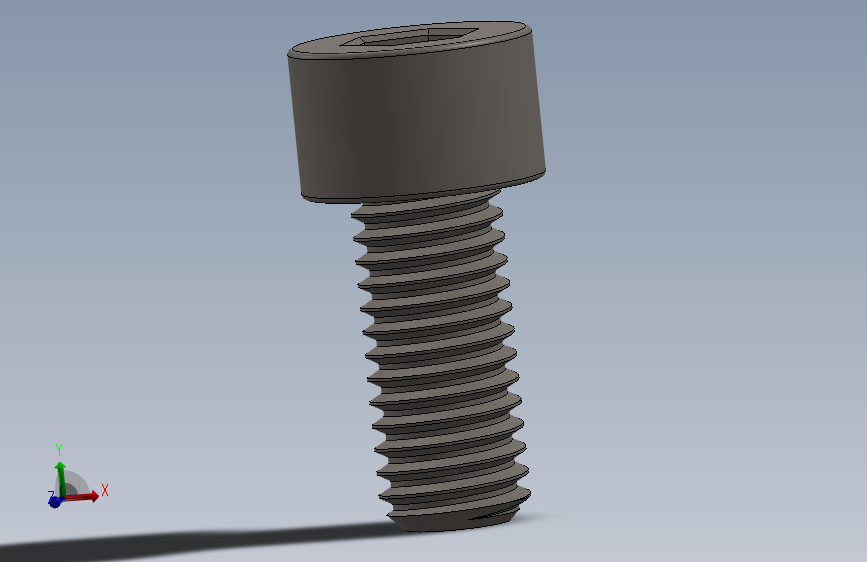 Screw_DIN_912_M8x18F_A2.SLDPRT公制内六角螺钉