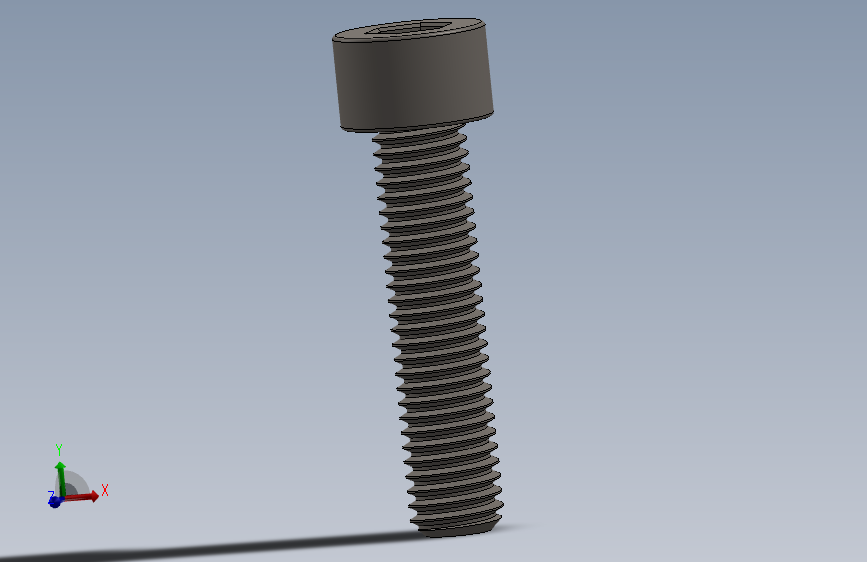 Screw_DIN_912_M8x30F_A2.SLDPRT公制内六角螺钉