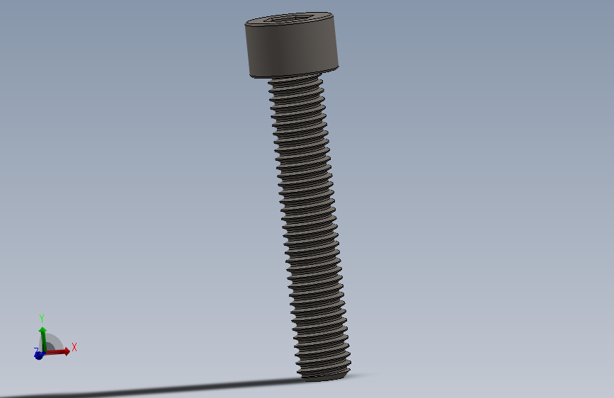 Screw_DIN_912_M8x45F_A2.SLDPRT公制内六角螺钉