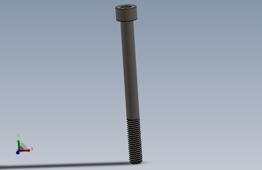 Screw_DIN_912_M8x90_A2.SLDPRT公制内六角螺钉