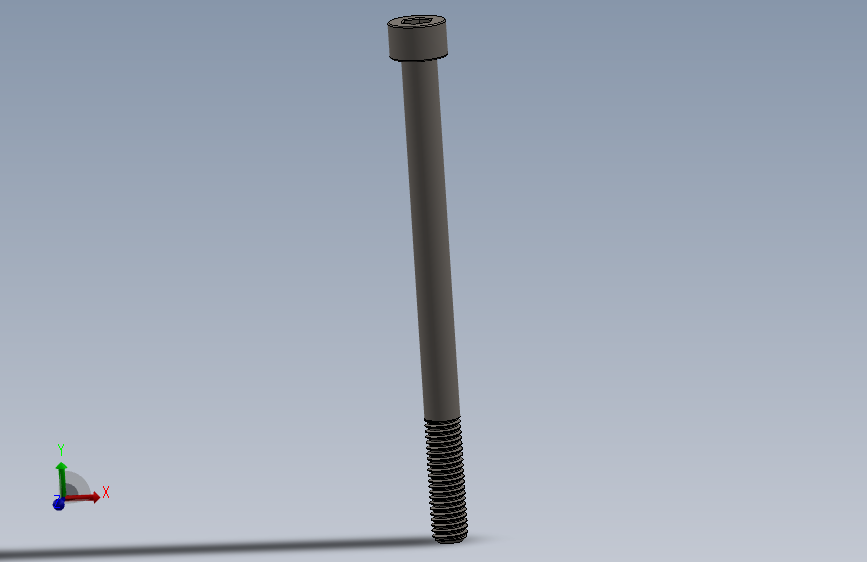 Screw_DIN_912_M8x110_A2.SLDPRT公制内六角螺钉