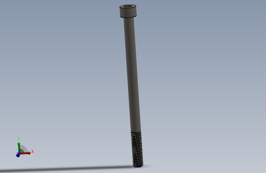 Screw_DIN_912_M8x120_A2.SLDPRT公制内六角螺钉