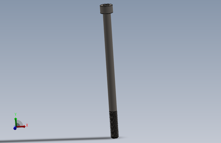 Screw_DIN_912_M8x130_A2.SLDPRT公制内六角螺钉