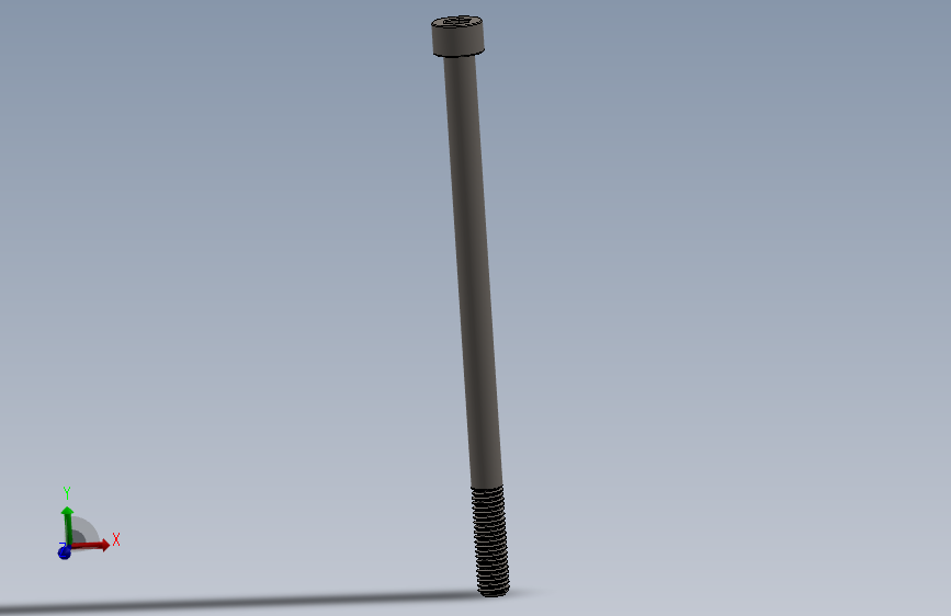 Screw_DIN_912_M8x140_A2.SLDPRT公制内六角螺钉