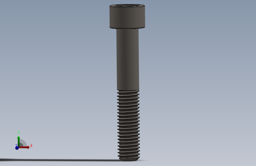 Screw_DIN_912_M10x60_A2.SLDPRT公制内六角螺钉