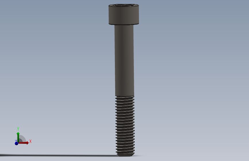 Screw_DIN_912_M10x70_A2.SLDPRT公制内六角螺钉