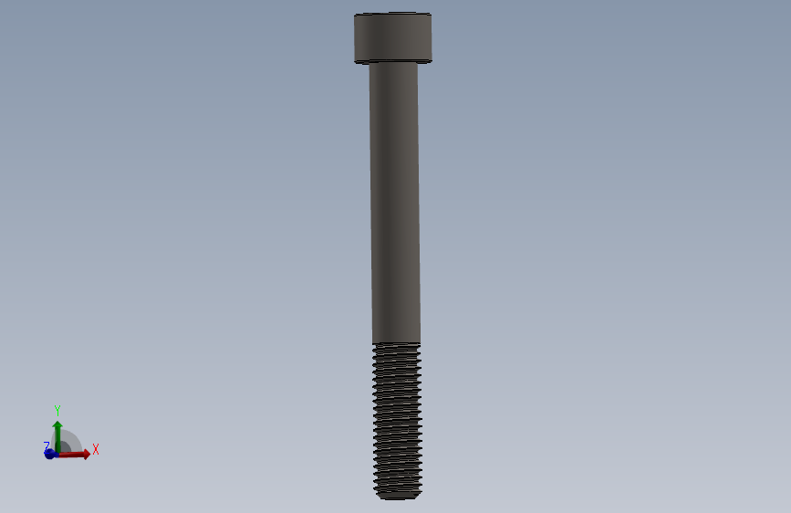 Screw_DIN_912_M10x90_A2.SLDPRT公制内六角螺钉