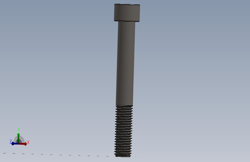 Screw_DIN_912_M12x95_A2.SLDPRT公制内六角螺钉