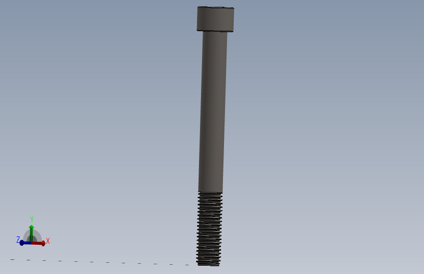 Screw_DIN_912_M12x115_A2.SLDPRT公制内六角螺钉