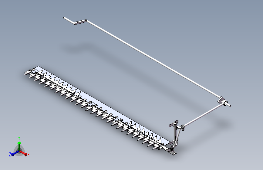 收割机割刀部分三维SW模型