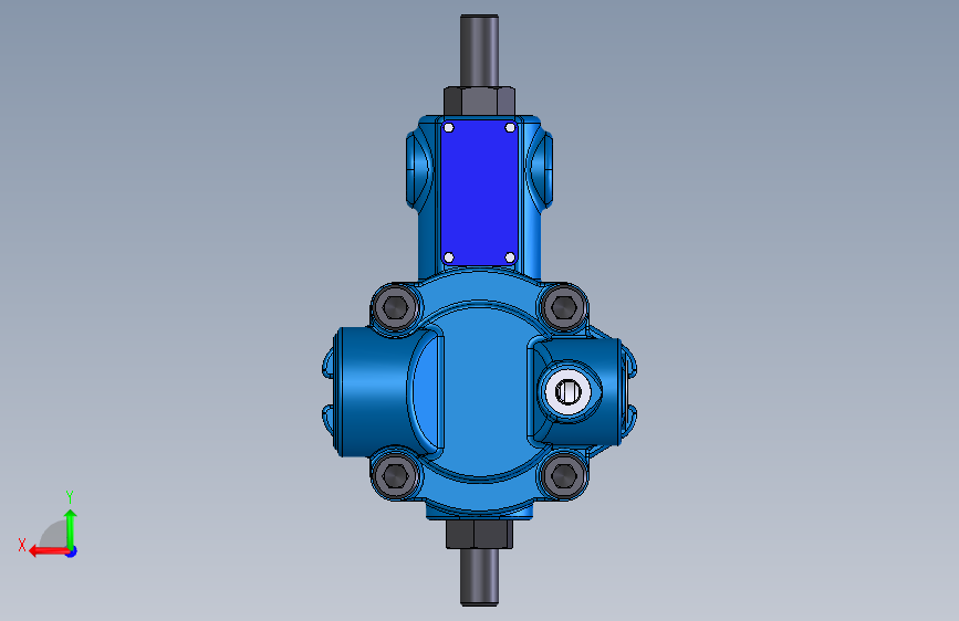 Continental Hydraulics-PVR6-xBxx-RF-O-6液压元件 背面视图