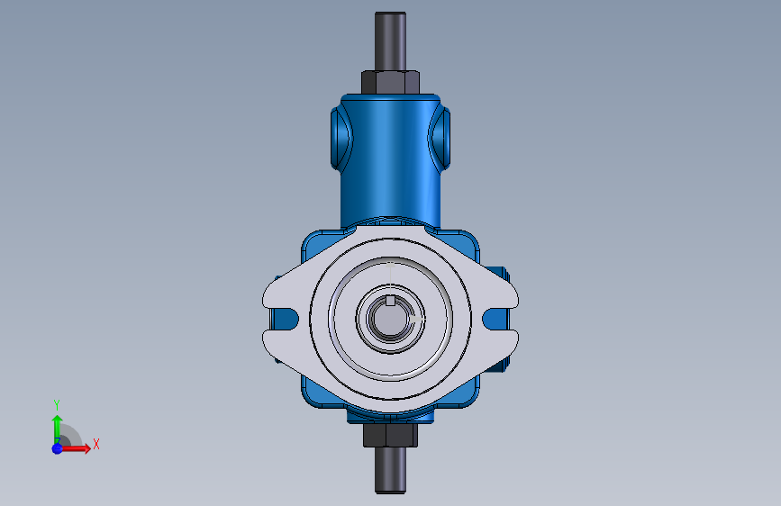 Continental Hydraulics-PVR6-xBxx-RF-O-6液压元件 正面视图