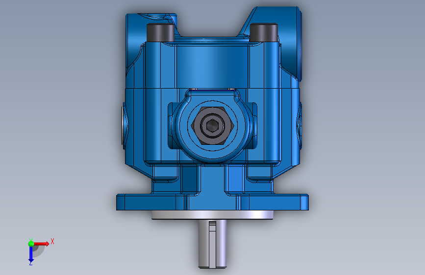 Continental Hydraulics-PVR6-xBxx-RF-O-6液压元件 俯视图