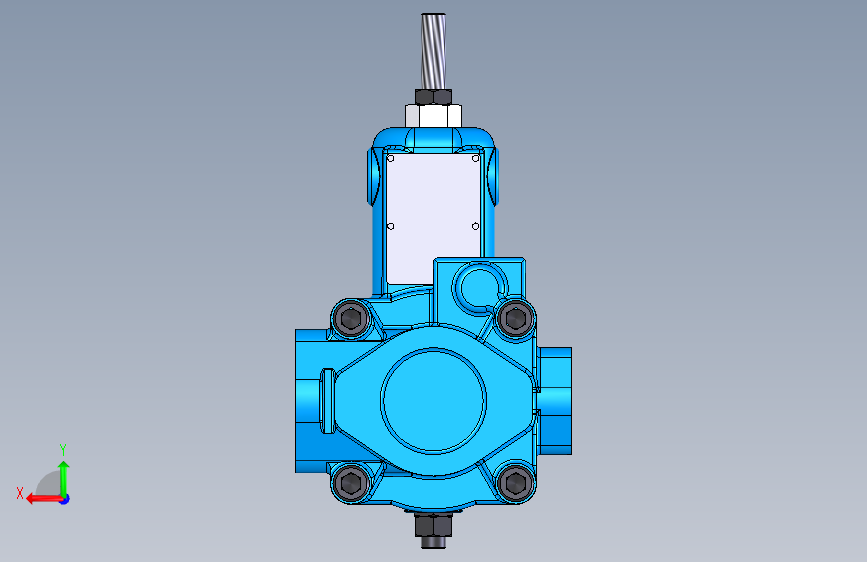 Continental Hydraulics-PVR15液压元件 背面视图
