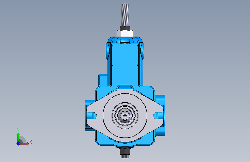 Continental Hydraulics-PVR15液压元件 正面视图